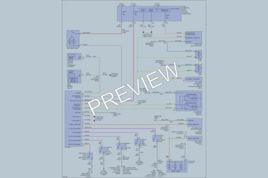 2007 Jeep Patriot Interior Lights wiring diagram preview