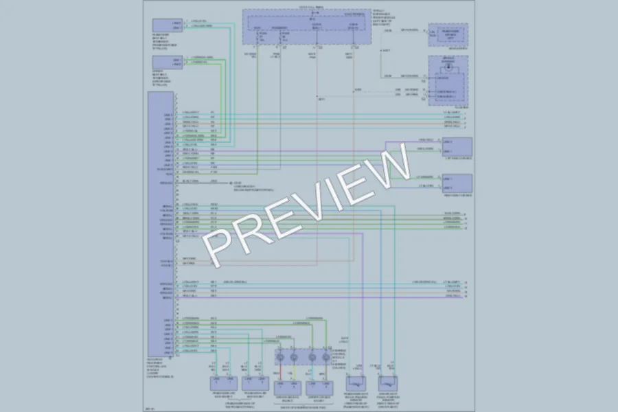 2007 Jeep Patriot Supplemental Restraints wiring diagram preview