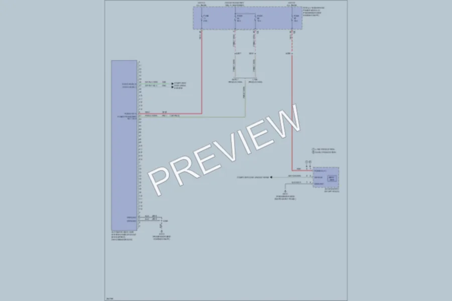 2007 Jeep Wrangler Electronic Suspension wiring diagram preview