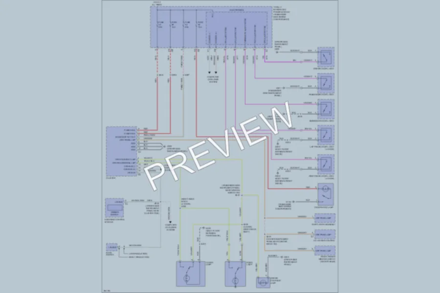 2007 Jeep Wrangler Interior Lights wiring diagram preview