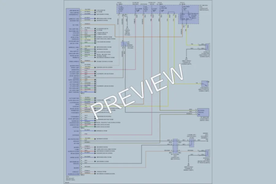 2007 Kia Amanti Body Control Modules wiring diagram preview