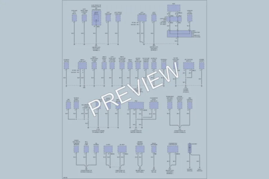 2007 Kia Amanti Ground Distribution wiring diagram preview