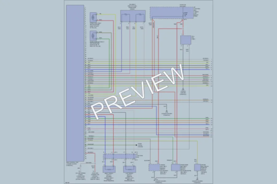 2007 Kia Amanti Supplemental Restraints wiring diagram preview
