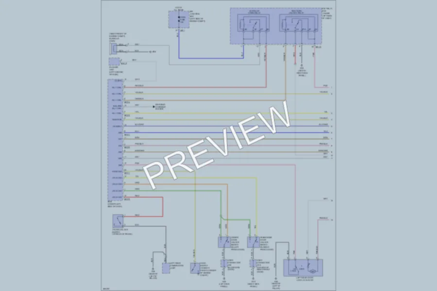 2007 Kia Optima Anti Theft wiring diagram preview