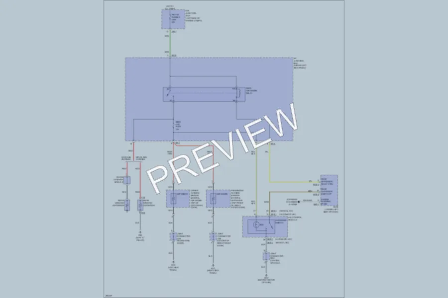 2007 Kia Optima Defoggers wiring diagram preview