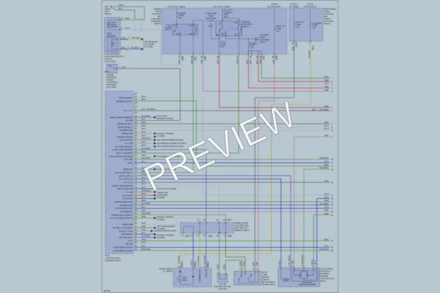 2007 Kia Optima Engine Performance wiring diagram preview