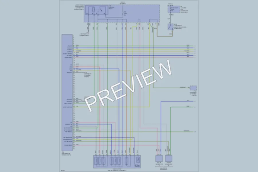 2007 Kia Optima Transmission wiring diagram preview