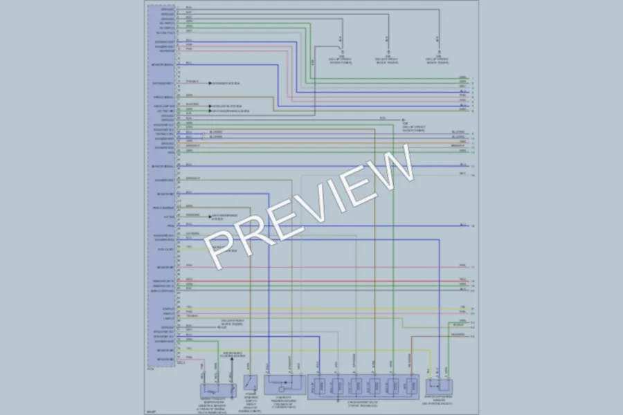 2007 Kia Rio Engine Performance wiring diagram preview