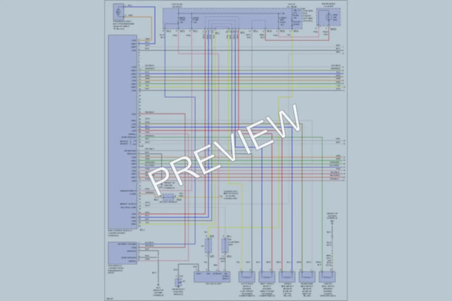 2007 Kia Rio Supplemental Restraints wiring diagram preview