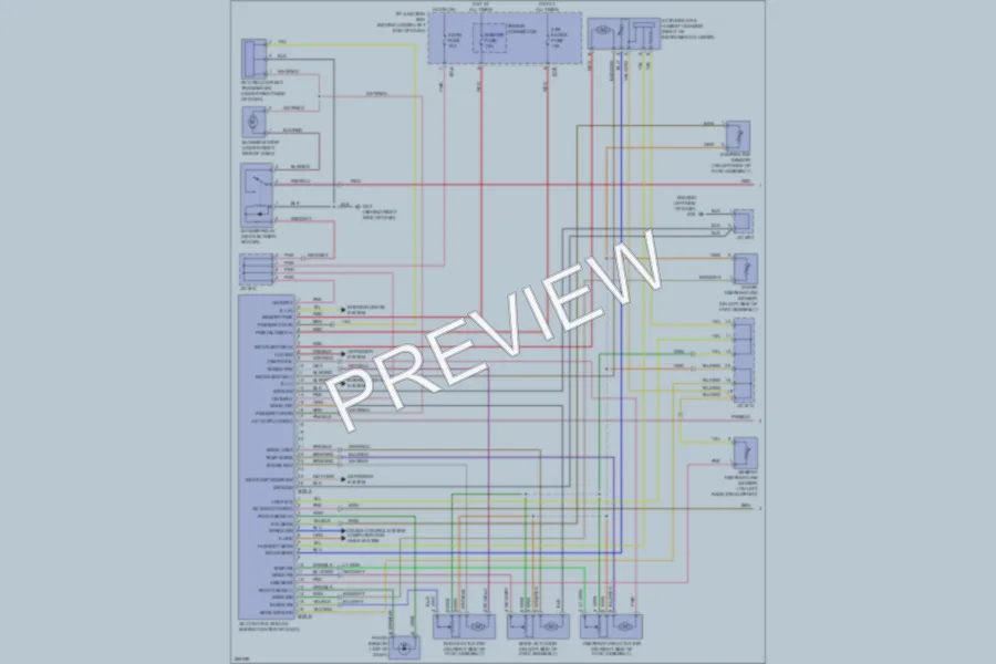 2007 Kia Rondo Air Conditioning wiring diagram preview