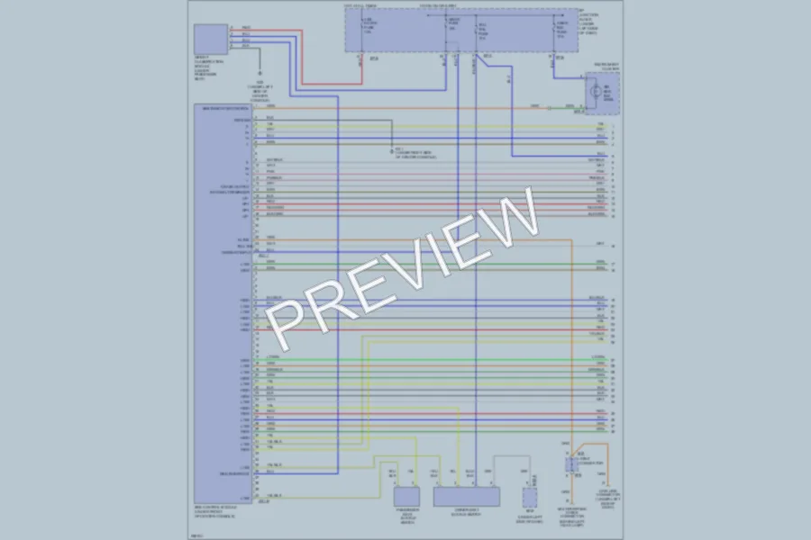 2007 Kia Rondo Supplemental Restraints wiring diagram preview
