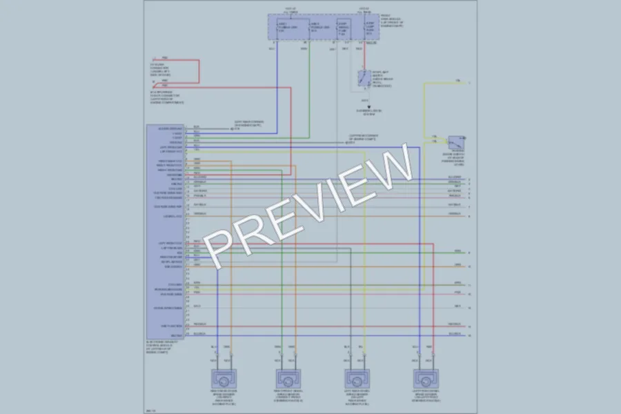 2007 Kia Sedona Anti Lock Brakes wiring diagram preview