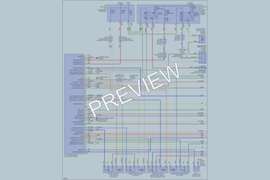 2007 Kia Sorento Air Conditioning wiring diagram preview