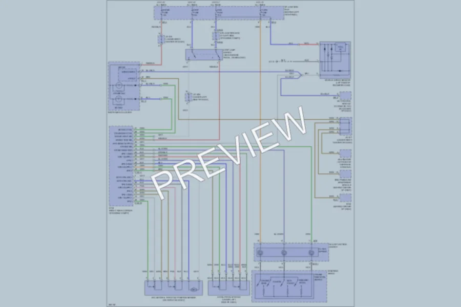 2007 Kia Sorento Cruise Control wiring diagram preview