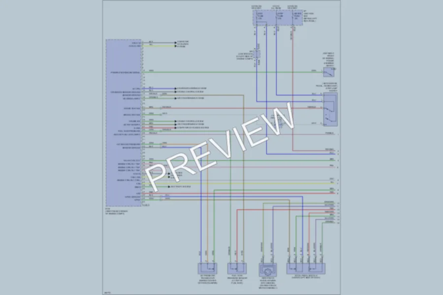 2007 Kia Sorento Engine Performance wiring diagram preview