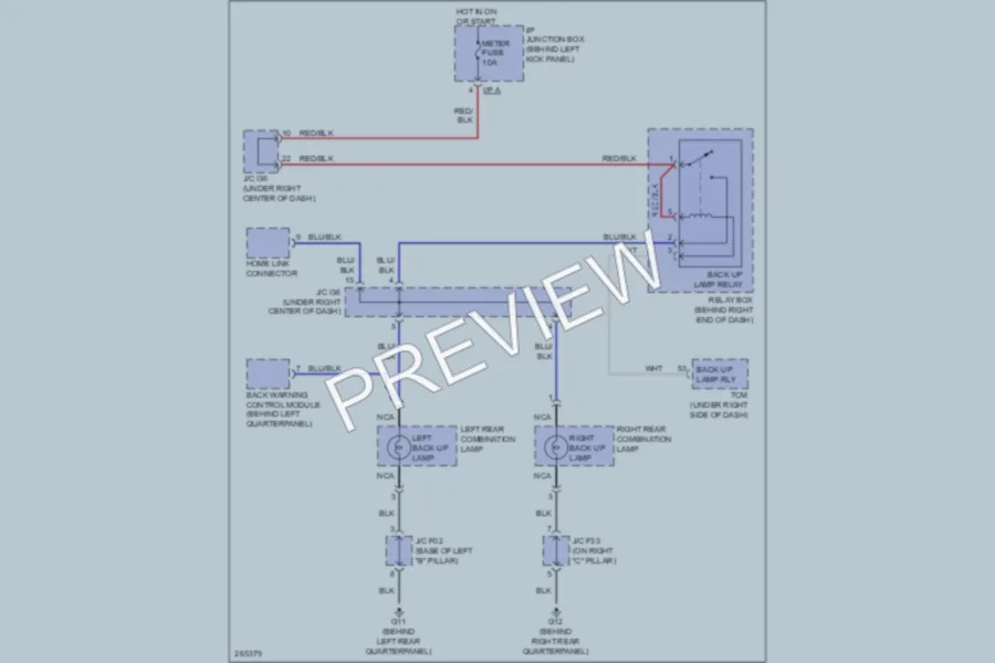 2007 Kia Sorento Exterior Lights wiring diagram preview