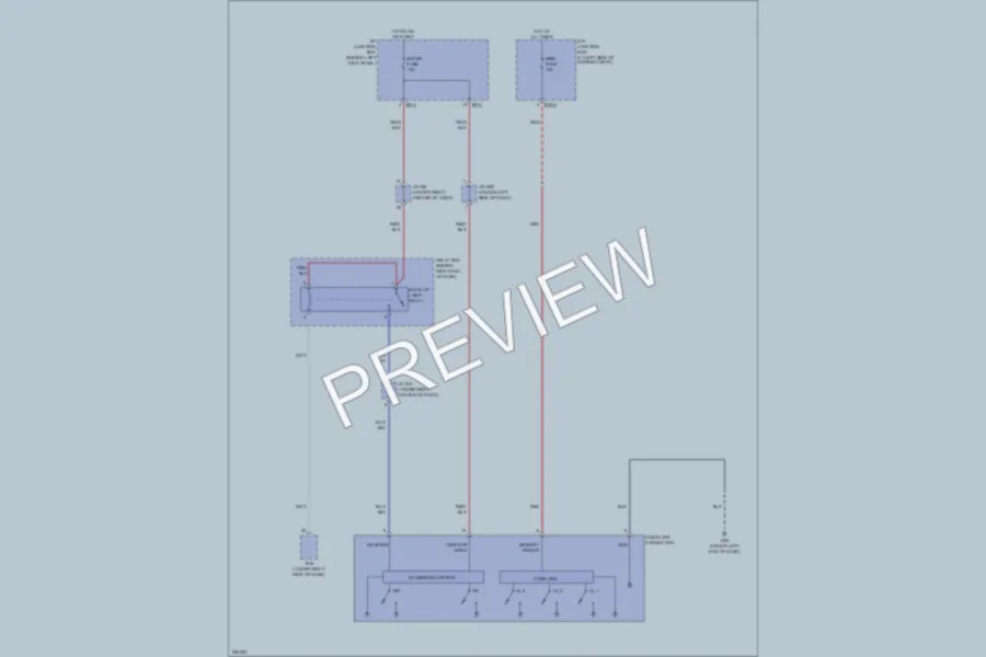2007 Kia Sorento Power Mirrors wiring diagram preview