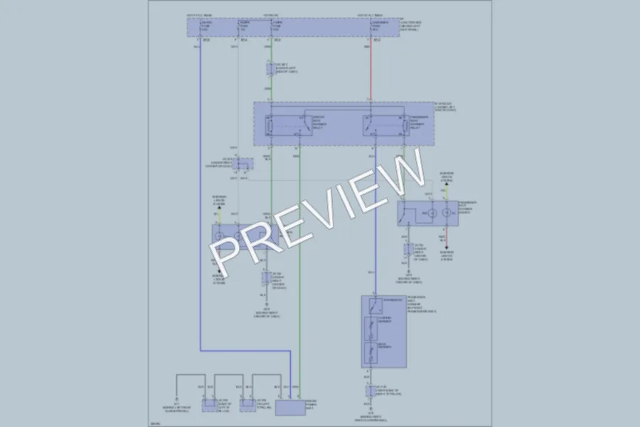 2007 Kia Sorento Power Seats wiring diagram preview