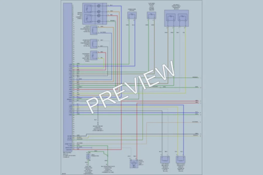 2007 Kia Sorento Supplemental Restraints wiring diagram preview