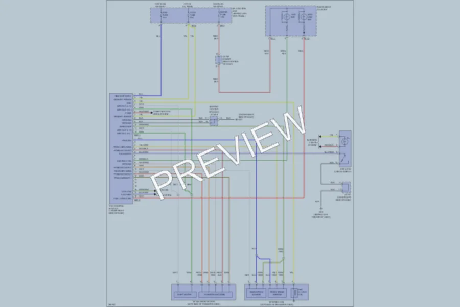 2007 Kia Sorento Transmission wiring diagram preview