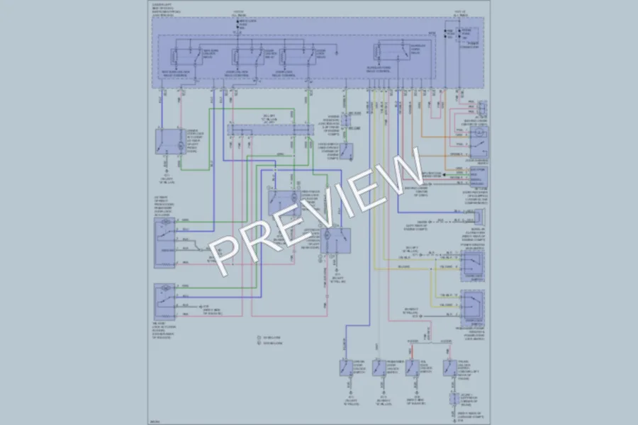 2007 Kia Spectra5 Power Door Locks wiring diagram preview