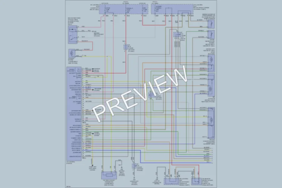 2007 Kia Sportage Air Conditioning wiring diagram preview
