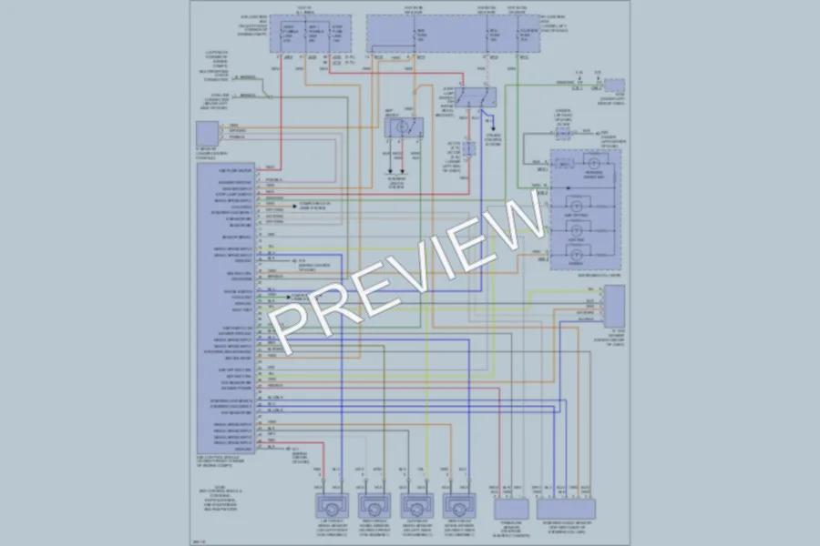 2007 Kia Sportage Anti Lock Brakes wiring diagram preview
