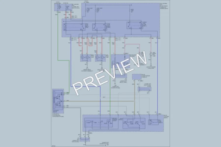 2007 Kia Sportage Headlights wiring diagram preview