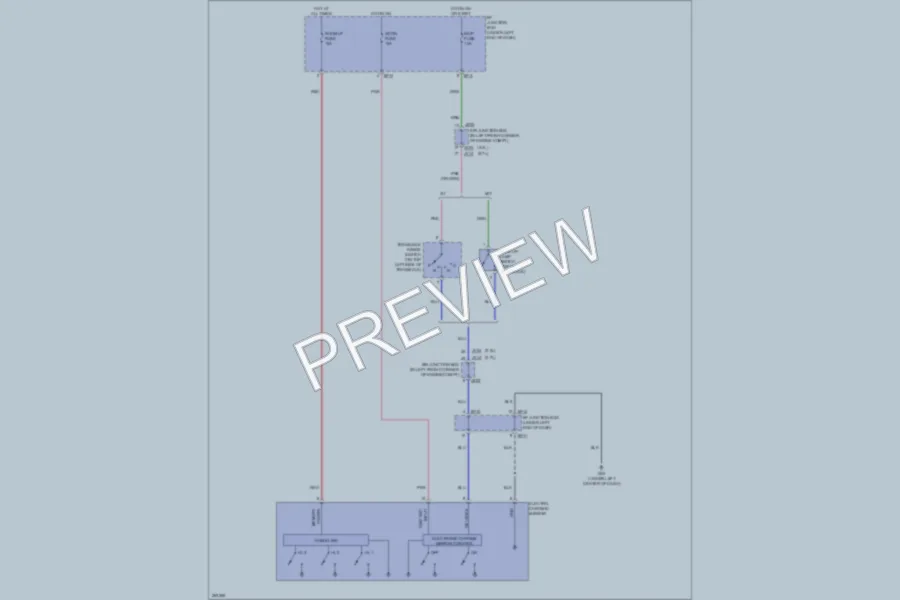 2007 Kia Sportage Power Mirrors wiring diagram preview