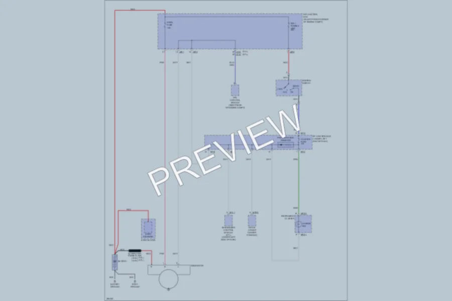 2007 Kia Sportage Starting Charging wiring diagram preview