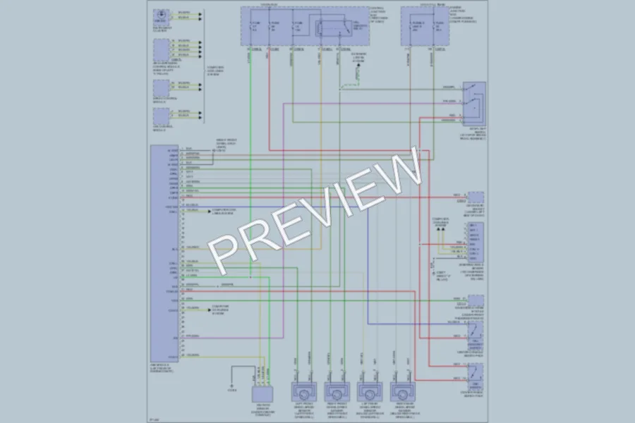 2007 LandRover LR3 Anti Lock Brakes wiring diagram preview