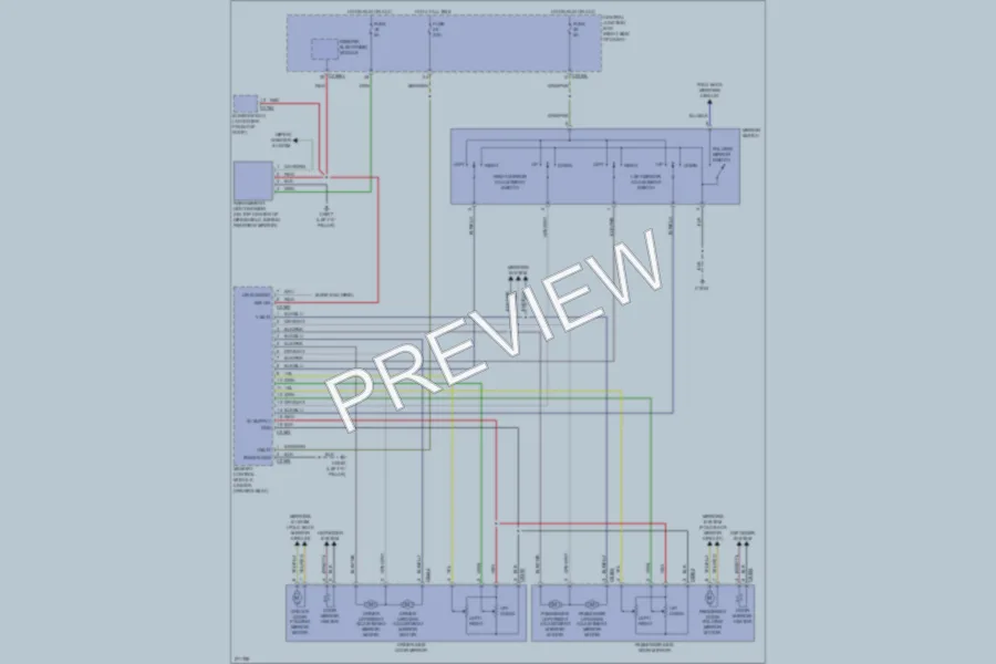 2007 LandRover LR3 Memory Systems wiring diagram preview