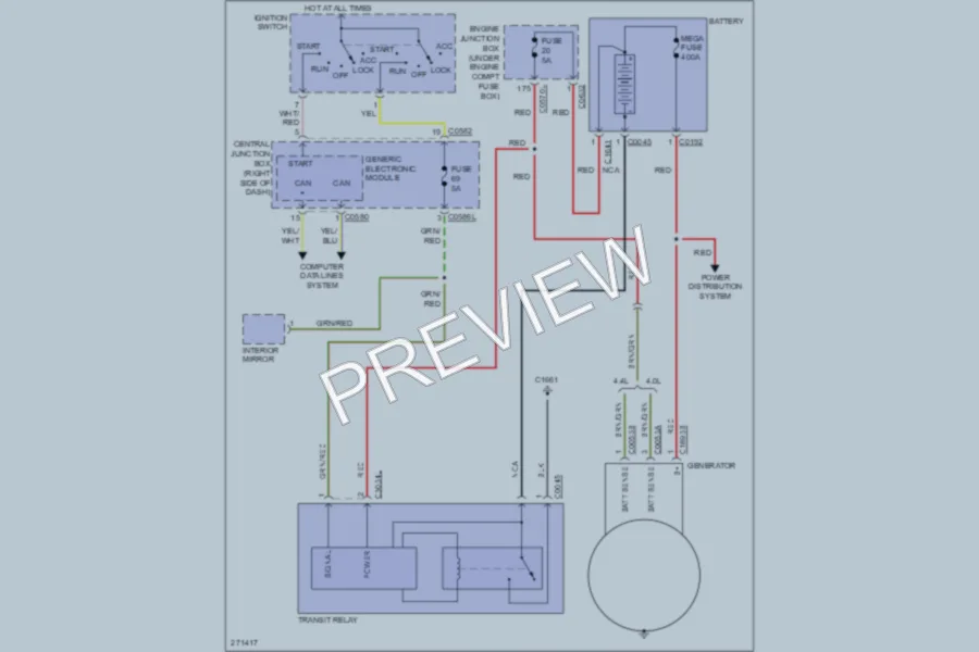 2007 LandRover LR3 Starting Charging wiring diagram preview