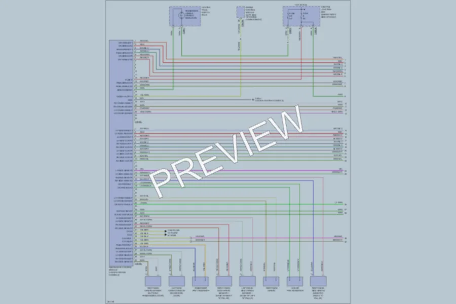 2007 LandRover LR3 Supplemental Restraints wiring diagram preview