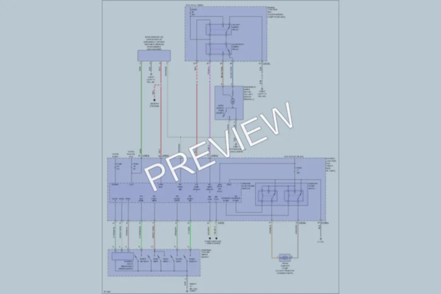 2007 LandRover LR3 Wiper Washer wiring diagram preview