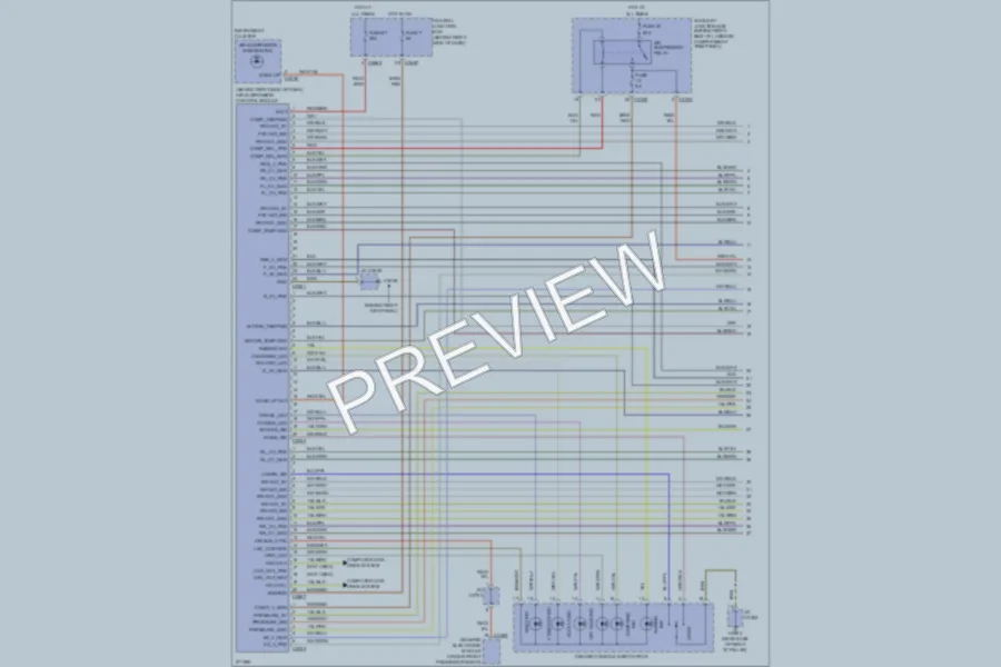 2007 LandRover RangeRover Electronic Suspension wiring diagram preview