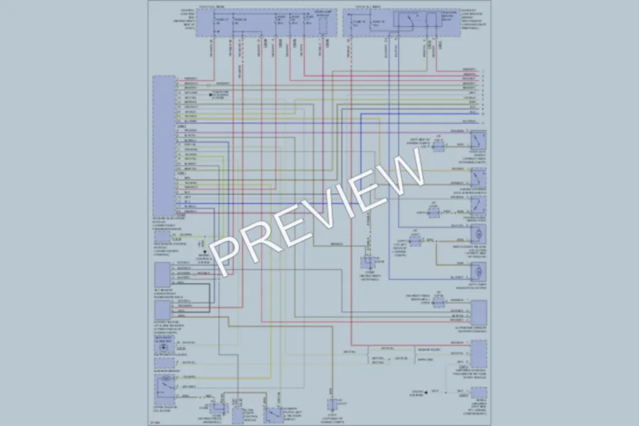 2007 LandRover RangeRover Trunk Tailgate Fuel Door wiring diagram preview