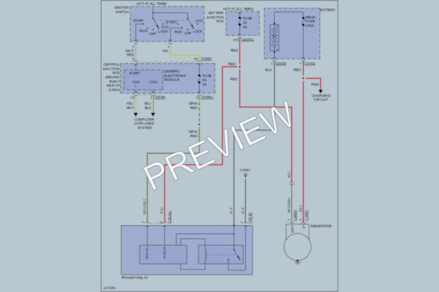2007 LandRover RangeRoverSport Starting Charging wiring diagram preview