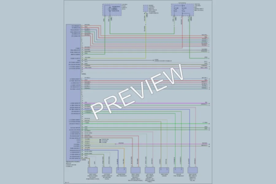 2007 LandRover RangeRoverSport Supplemental Restraints wiring diagram preview