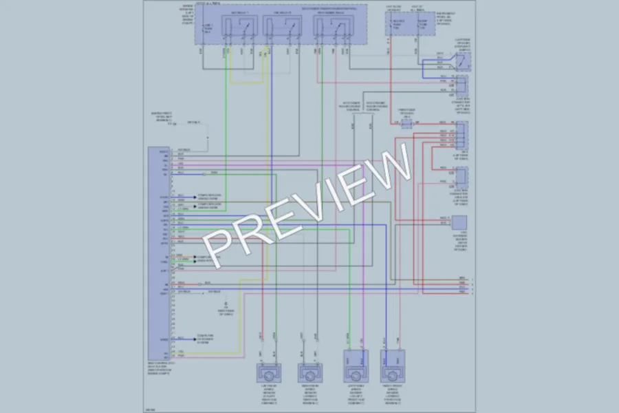 2007 Lexus ES350 Anti Lock Brakes wiring diagram preview