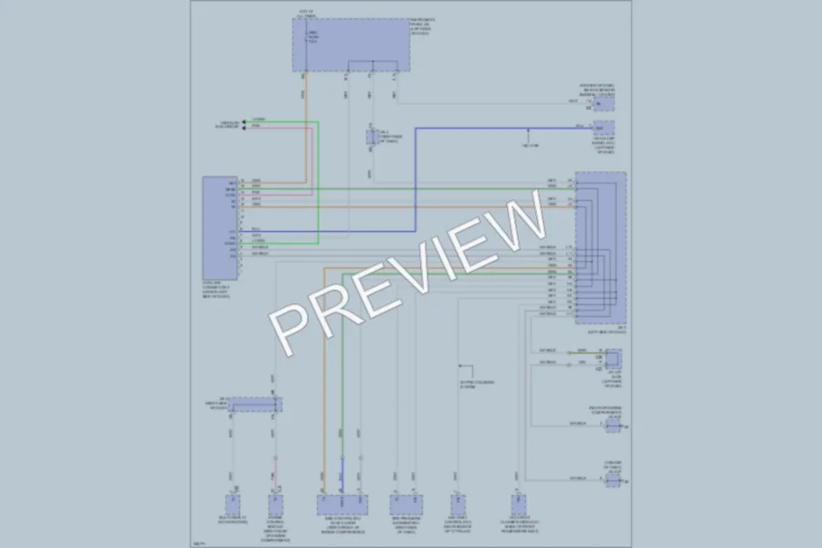 2007 Lexus ES350 Computer Data Lines wiring diagram preview