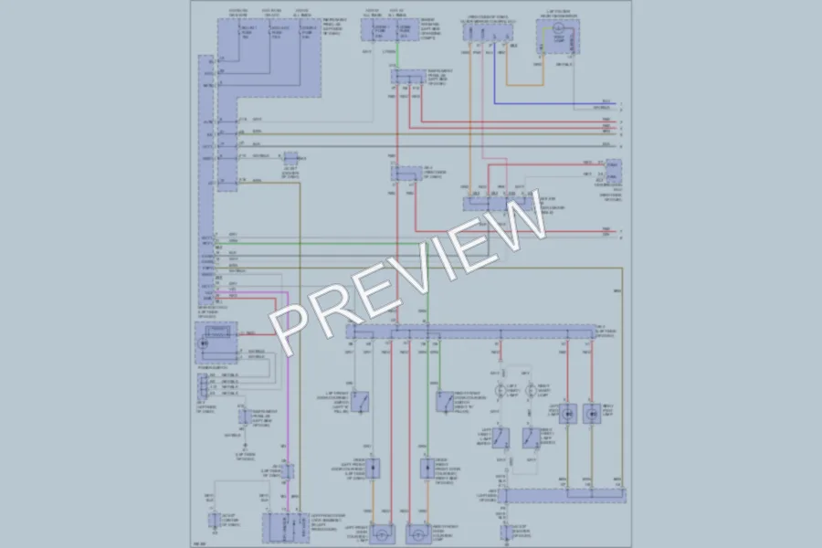 2007 Lexus ES350 Interior Lights wiring diagram preview