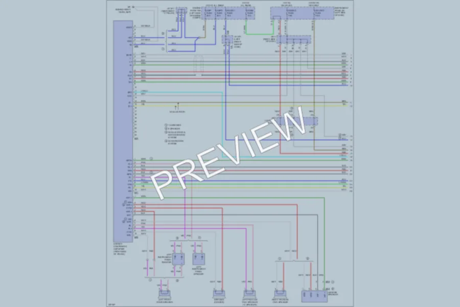 2007 Lexus ES350 Radio wiring diagram preview