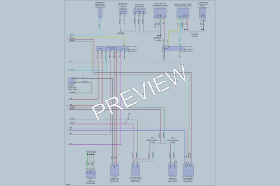 2007 Lexus GS350 Anti Lock Brakes wiring diagram preview