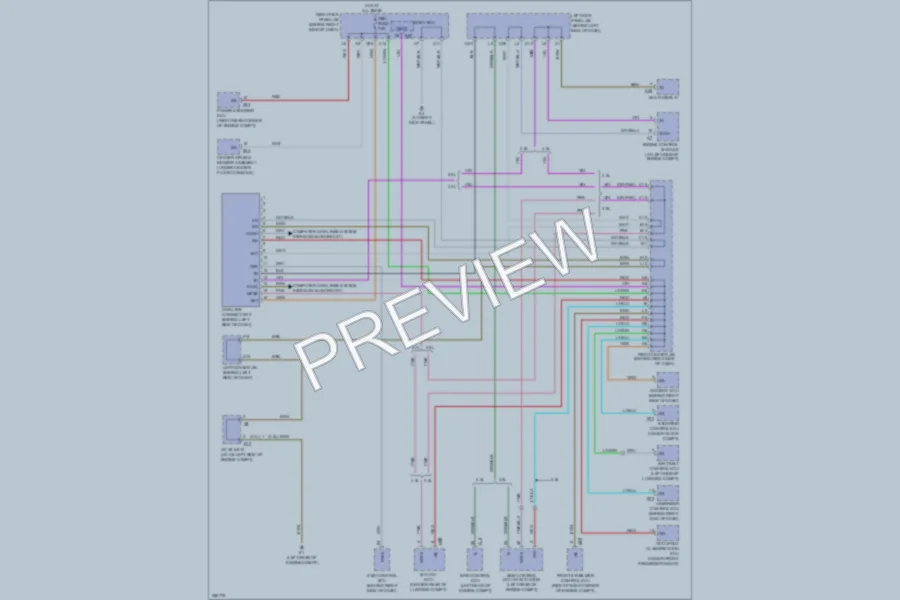 2007 Lexus GS350 Computer Data Lines wiring diagram preview