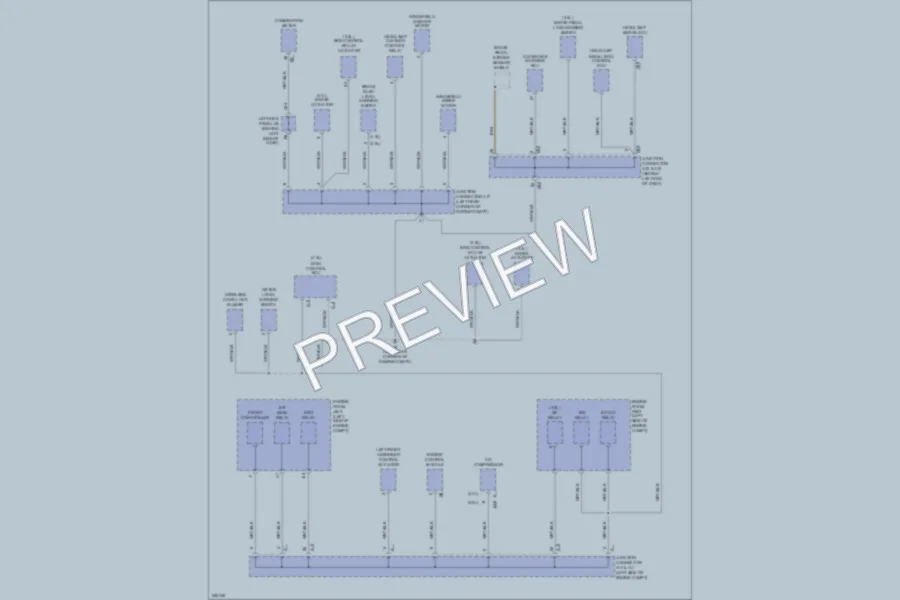 2007 Lexus GS350 Ground Distribution wiring diagram preview