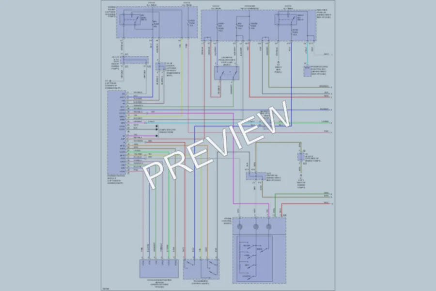 2007 Lexus GS430 Cruise Control wiring diagram preview