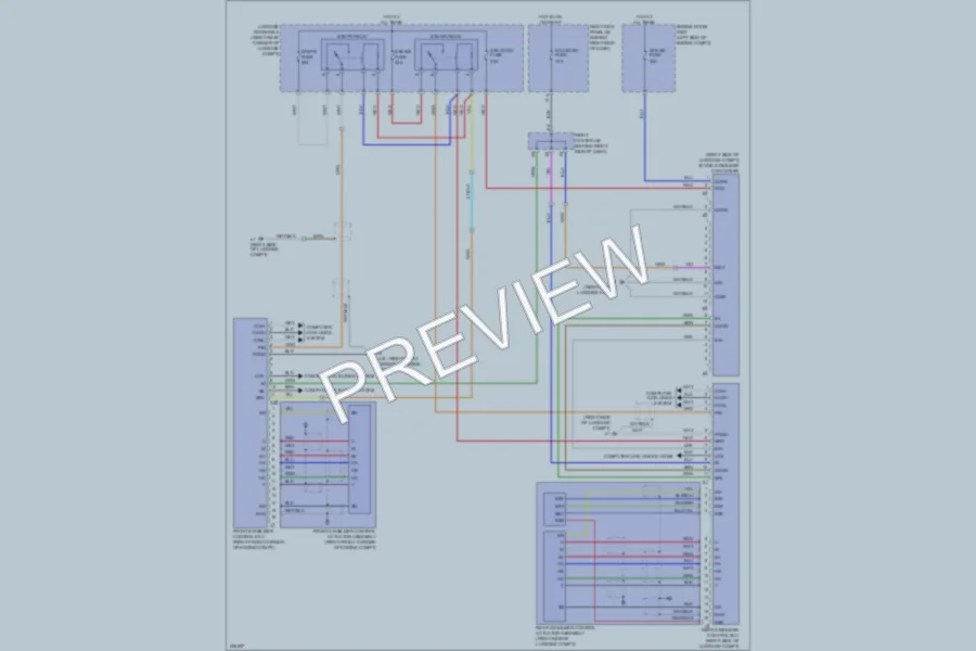 2007 Lexus GS430 Electronic Suspension wiring diagram preview