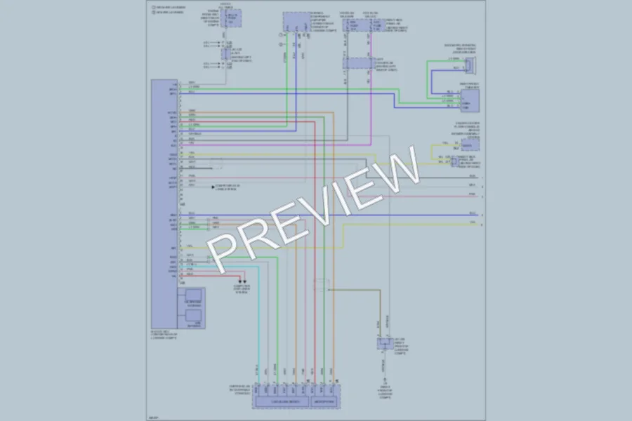 2007 Lexus GS430 Navigation wiring diagram preview