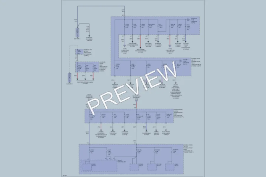 2007 Lexus GS430 Power Distribution wiring diagram preview
